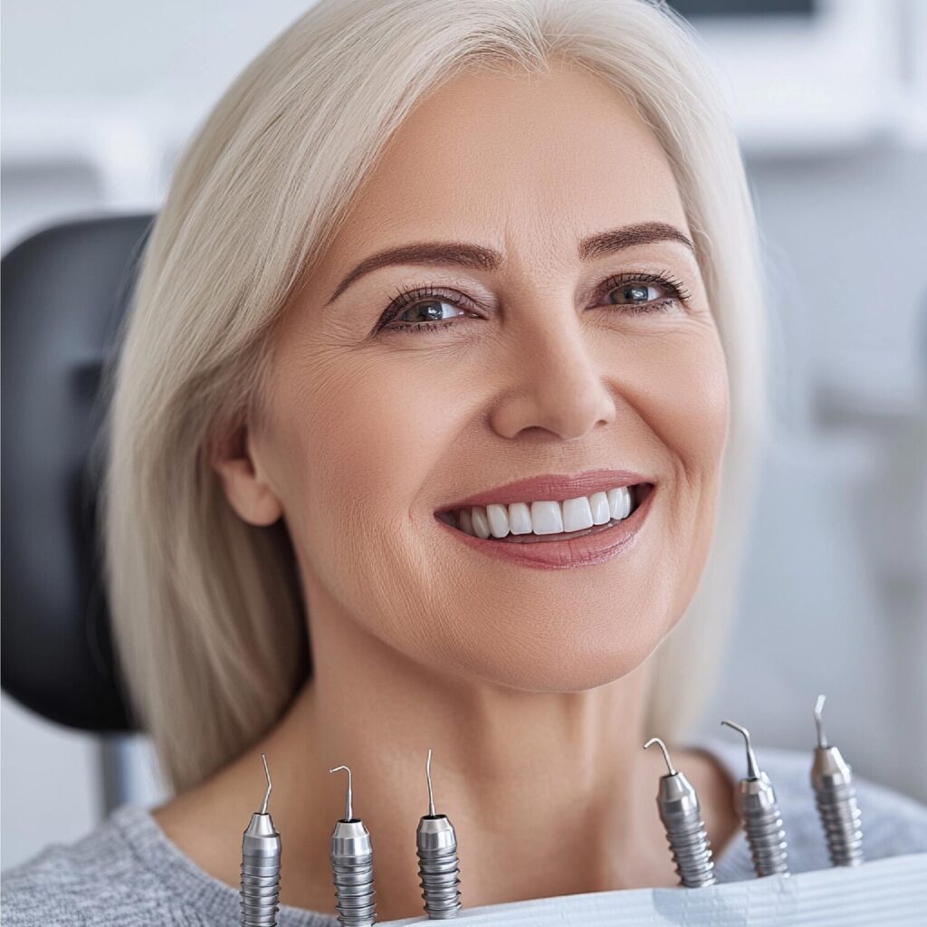 patient with dental implants smiling 1104763 26702 patient with dental implants smiling 1104763 26702