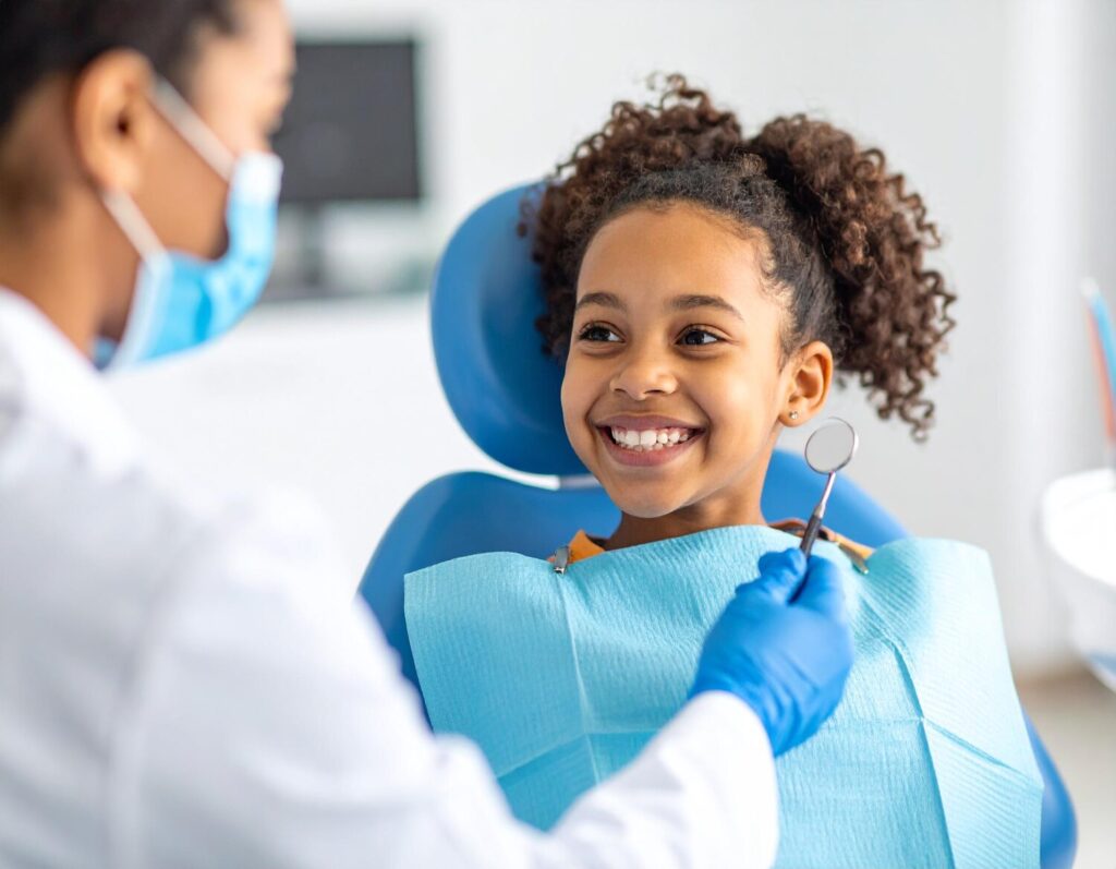 smiling young girl dentists office dental checkup happy patient bright lighting 1022967 43056 smiling young girl dentists office dental checkup happy patient bright lighting 1022967 43056